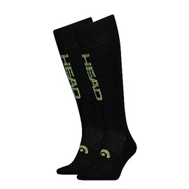 HEAD Unisex Knee High (Pack of 2), black combo