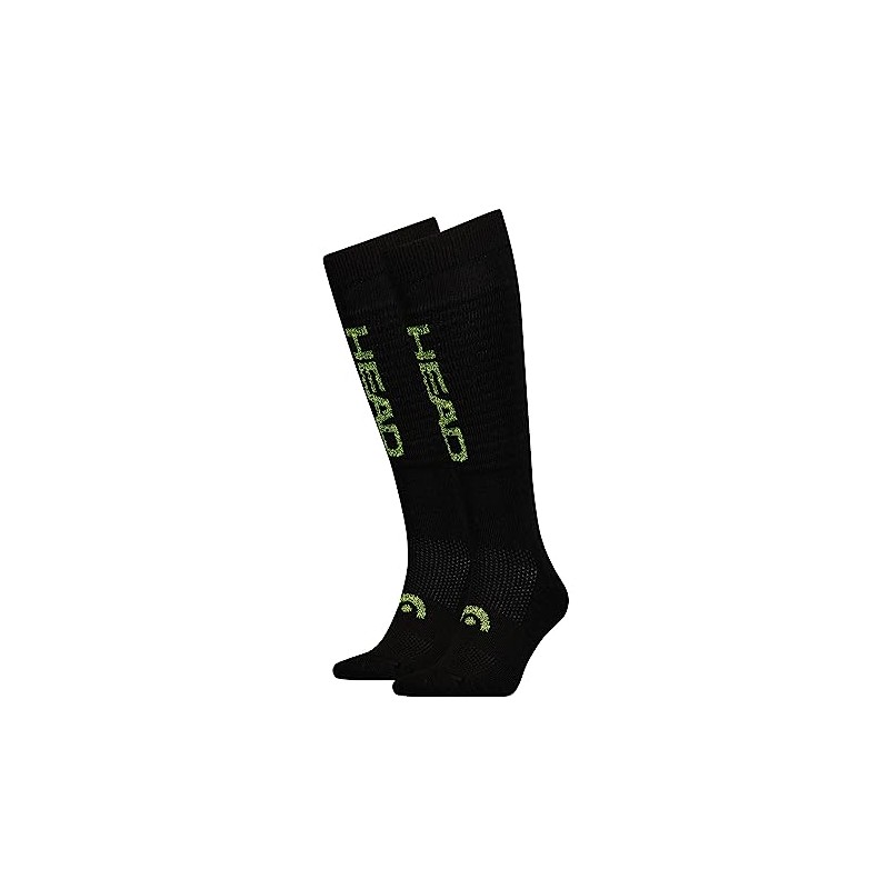 HEAD Unisex Knee High (Pack of 2), black combo