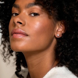 Silver Earrings for Women Heart Earrings Ladies Earrings Studs Sterling Silver Jewellery Womens Earrings Ear Studs Sterling Silver Studs