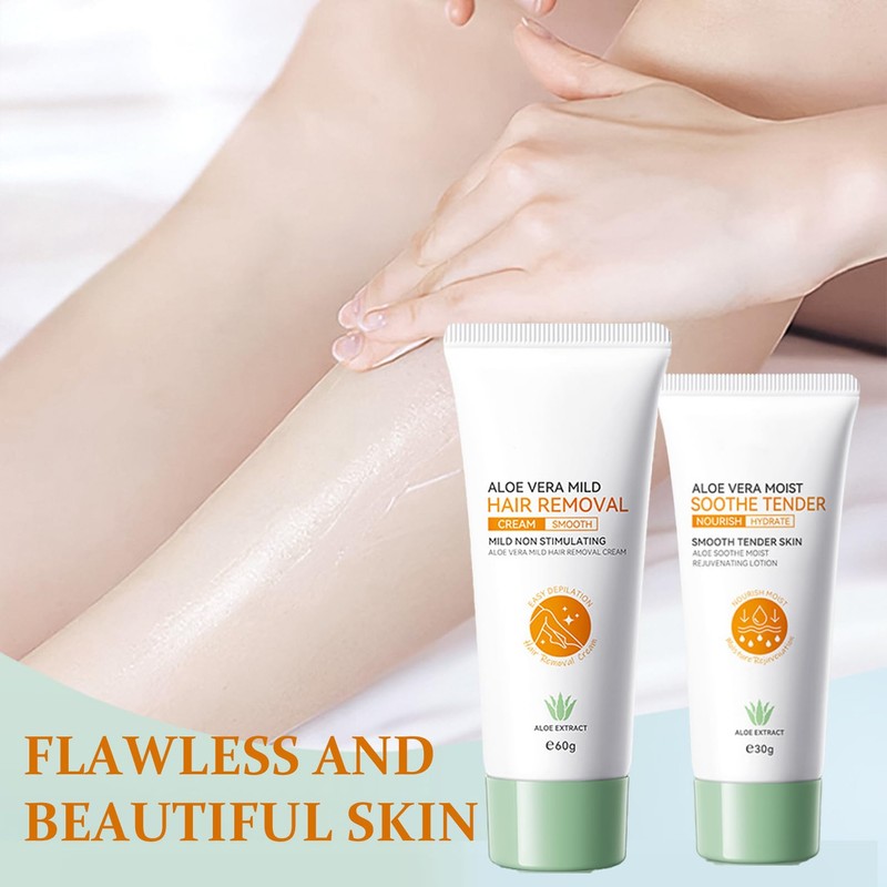 Aloe Hair removal bodycare set for body 2PCS