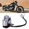Motorcycle Ignition Switch Lock with 3 Colors Keys Fit for