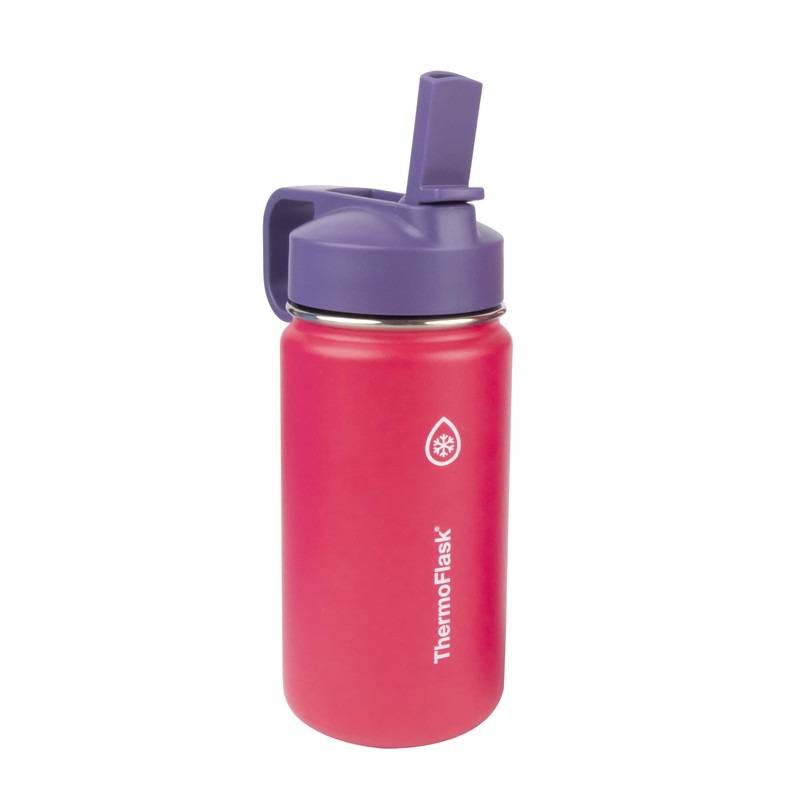 ThermoFlask Kids Bottle with Straw Lid - Durable & Dishwasher-Safe