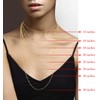 Miabella Italian 18K Gold Over Silver Singapore Bead Chain Station