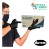 Guantes De Nitrilo Vinil Libre De Latex Sin Polvo Azul