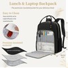 15.6 Inch Laptop Backpack, Lunch Backpack for Women, Water Resistant