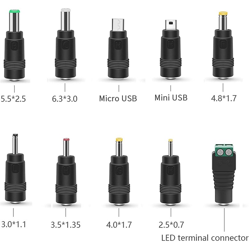 Guy-Tech 24V 1A Power Supply Adapter DC 24 Volt 24W