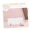 ULTECHNOVO Cotton Swabs Container with Lid Compartment Makeup Organizer Storage