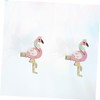 ABOOFAN 3sets Flamingo Hairpin Boys and Girls Hair Clip Hair