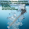 WE DAILYHEATER 1800W Fully Submersible Water Heater for Bathtub &
