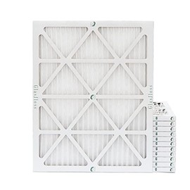 Glasfloss 16x20x1 MERV 10 AC & Furnace Air Filters. Case of 12. Actual Size: 15-1/2 x 19-1/2 x 7/8