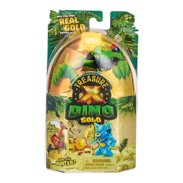 Treasure X Dino Gold Dino Single Pack Unboxing toy Dig