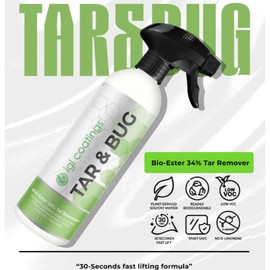 IGL Coatings Tar Remover – 500ml Bio-Ester Formula, Automotive Tar & Residue Cleaner, Biodegradable, Low VOC, No Naphtha or D-Limonene – Safe on Paint, Metal, Glass & Coated Surfaces