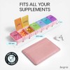 Premium Pill Organiser 7 Day Monday Start, Weekly Pill Box,
