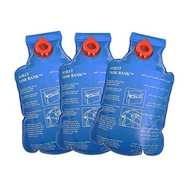 LOWENERGIE Toilet Water Saving Device Cistern Tank Bag Bank Flush Insert Dual Clip Hook (3 Pack)