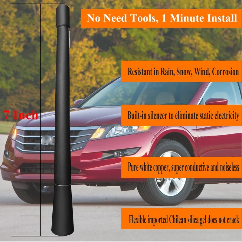 7 Inch Antenna Replacement for Honda Crosstour (2010-2012), Honda Crosstour