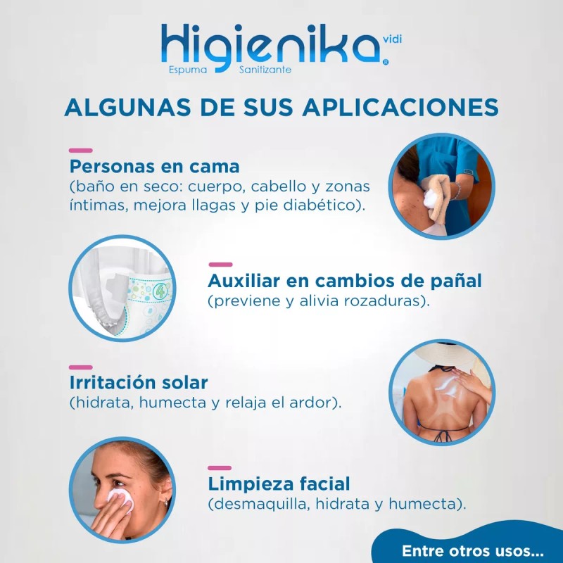 Higienika 2 Pack Espuma Jabón En Seco Sin Enjuague 250