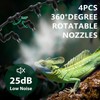 MECESOR Automatic Reptile Mister Humidifier with Timer,Programmable Terrarium Reptile Mister