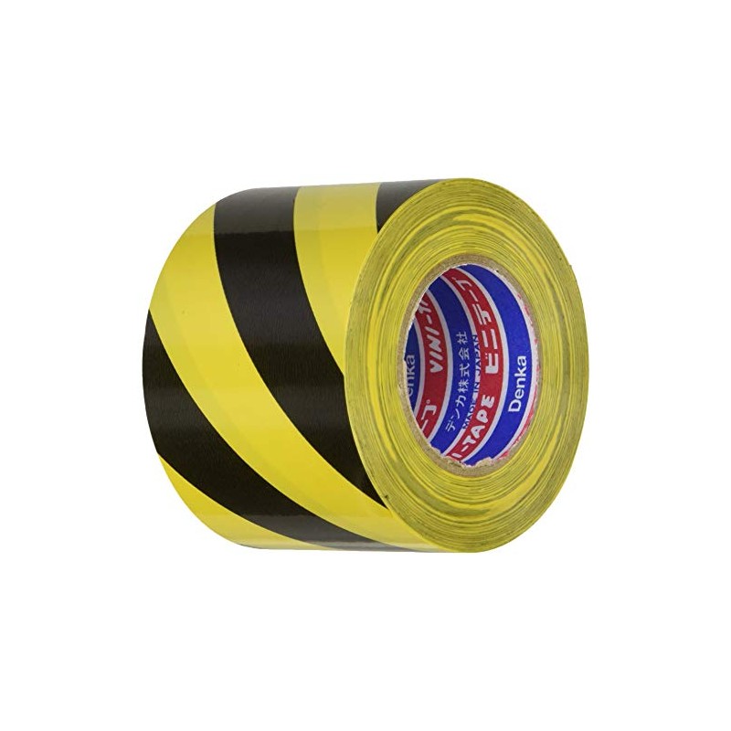 Denka Vinitra Tape, Name, Yellow/Black, 0.01 x 1.8 x 32.8