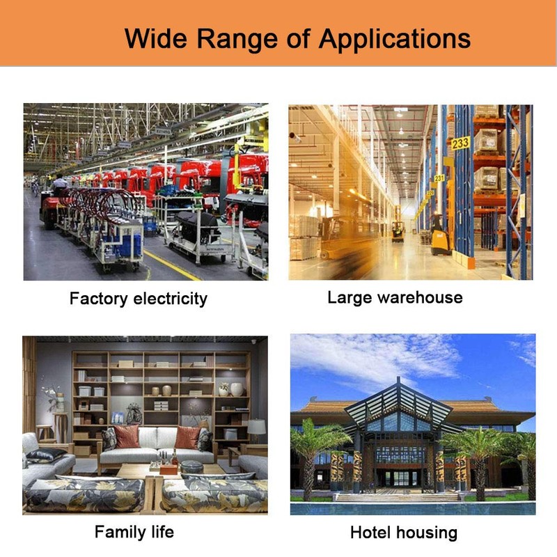 Aiqeer 100 Pcs CH2 Spring Wire Connectors, Electrical Cable Clamp