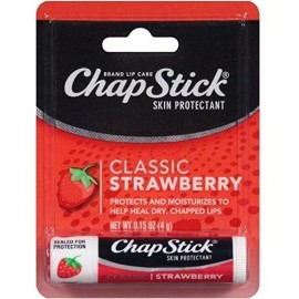 ChapStick Lápiz De Labios Clásico Fresa, 0.15 Onzas Cada Uno (value Pa