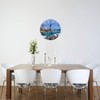 Mount Hour Home Decor Lighthouse Round Wall Clock Acrylic Silent
