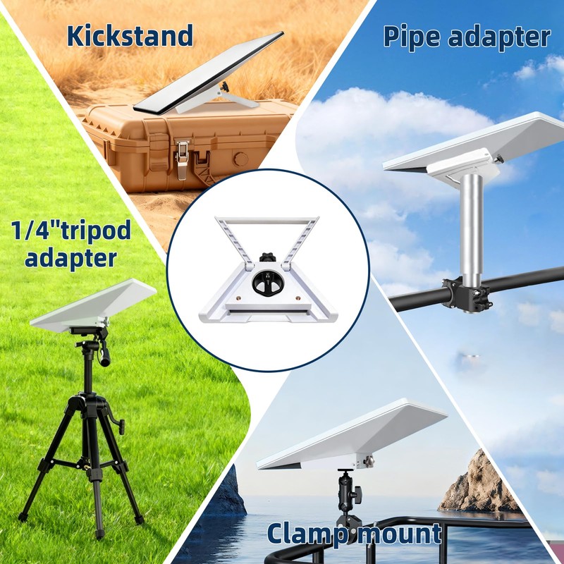 3-in-1 Mount for Starlink Mini, Replacement Kickstand with 1/4" Tripod