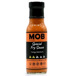 MOB Sauce Tangy Medium Special Fry Sauce – Tangy & Spicy, Plant-Based Condiment for Burgers & More that’s Vegan, Gluten-Free, Keto-Friendly with Natural Ingredients Free of Preservatives – 9 fl oz