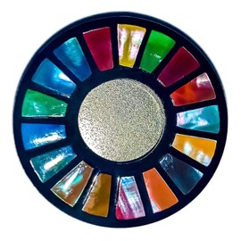 Mother of Pearl SDGs Badge Pin Type, Plastic