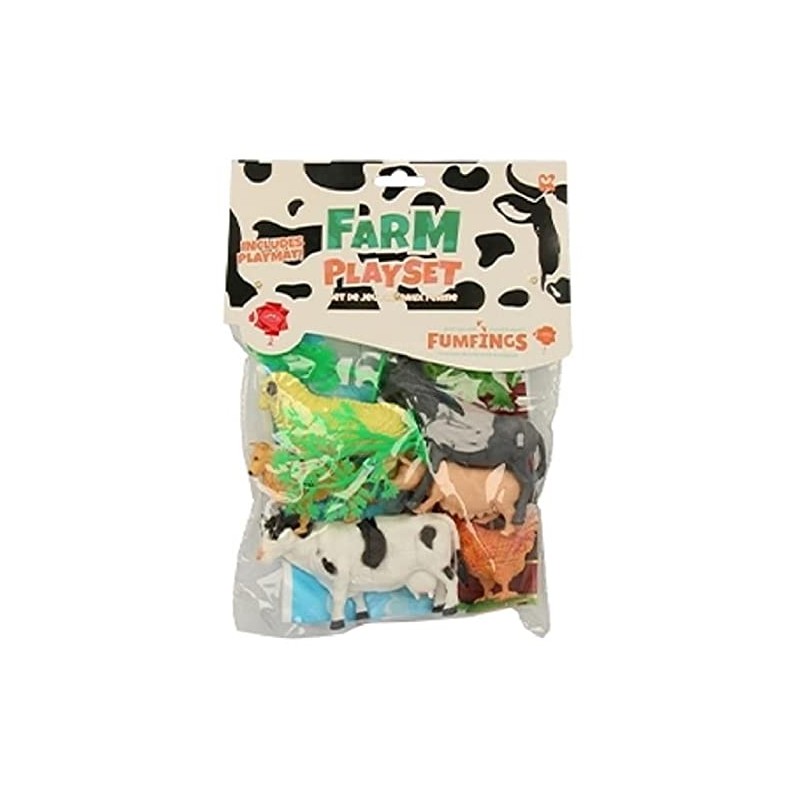 Fumfings Keycraft Farm Animal Playset