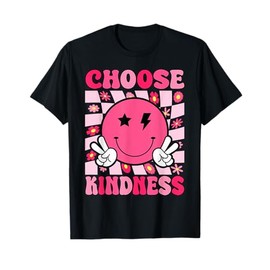 Be Kind Choose Kindness Retro Groovy Inspirational T-Shirt