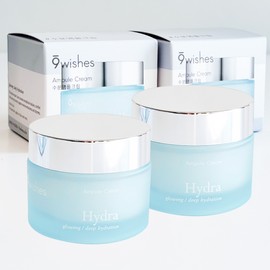 Nine Wishes Cream Hydra Ampoule Moisture Cream 50ml x 2 / 나인위시스 크림 하이드라 앰플 수분크림 50ml x 2개