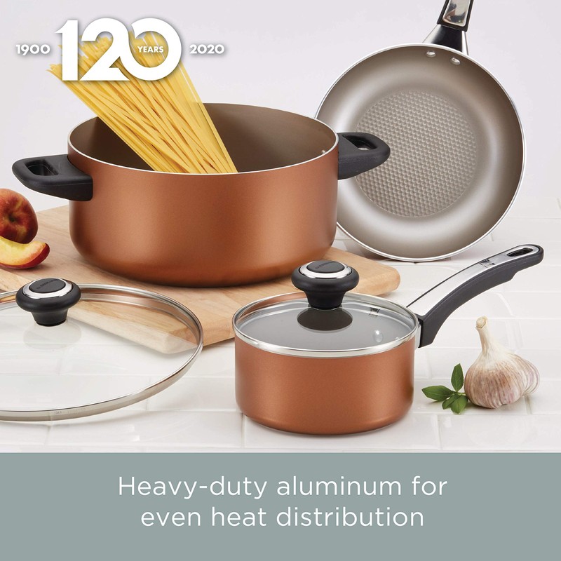 Farberware High Performance Nonstick Cookware Pots and Pans Set Dishwasher