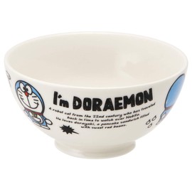 Skater CHRB1 Ceramic Rice Bowl, For Kids, 8.5 fl oz (250 ml), I'm Doraemon Sanrio
