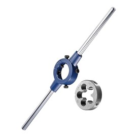 Edinstry Bottom Thread Tap, Metric Hand Tap, Tap Drill Set, Straight Screw Tap, Taper, Round Die, Repair, Manual Thread Tapping Tool, Φ1.5 x 0.6 inches (38 x 14 mm), 5/8 Pitch, 18