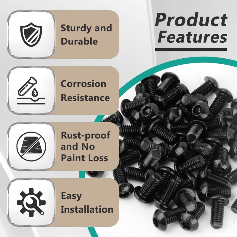 Gfdoso 50 Pcs 5140010-16 Planer Blade Screws Compatible with DeWalt