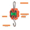 Mini Digital Crane Scale 250kg Range Portable Detachable LCD Display