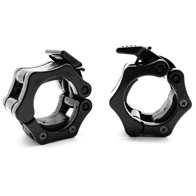 Barbell Clamps Olympic Barbell Collars Dumbbell Spinlock Clips 50mm Weight