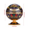 Metal Ashtray Ball WearResistant Mini Windproof Ashtray with Lid Round