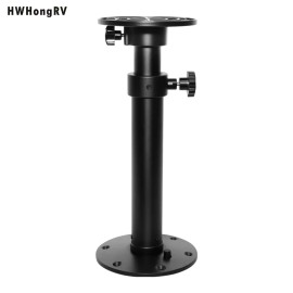 Height-Adjustable RV Table Leg  HWHongRV Aluminum Telescopic Support for Motorhome Caravan and Van Dining TablesColor: silver