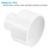 PATIKIL PVC Reducer Pipe Fitting 75mm to 40mm ID, Straight
