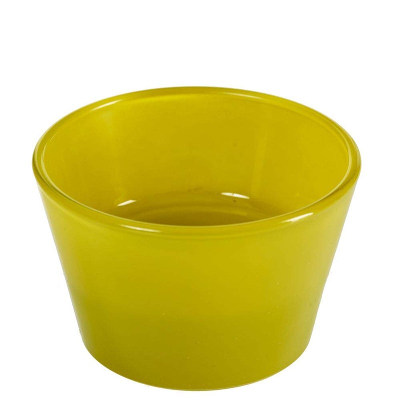 Spaas 6 Conical Tealight Holders, Autumn Yellow