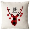 Neatee Living Set of 4 Christmas Decorative Throw Pillow Covers