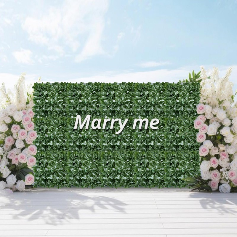 BDUSXYZ Artificial Ivy Privacy Fence Screen 60x100in Privacy Hedges Wall