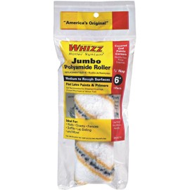 Work Tools International 60015 6-Inch Whizz Premium Jumbo Paint Roller Cover, Gold Stripe