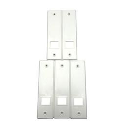 Blinds 5x Cover Plate for Roller Shutter Belt Winder White 165 mm