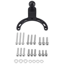 Qiilu Motorcycle Fuel Cap Mount, Adjustable Motorcycle GPS Phone Camera Mount