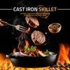 Utopia Kitchen Cast Iron Skillets 12 Inch, Chef's Pan, Pre-Seasoned