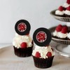 18pcs Glitter Dessert Cupcake Topper Pick for Race Car Vehicle