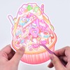 4 Sets DIY 3D Fun Mini Animal Theme House Sticker