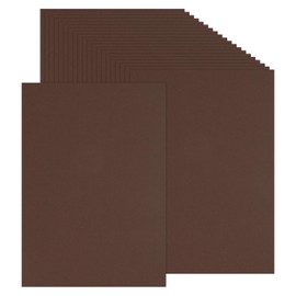 PATIKIL 50 Sheets Colored Cardstock Paper, A4 Size 230GSM Thick Card Stock Printed Colored Paper for DIY Crafts Scrapbooking Card Making Party Decors, Brown